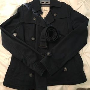 Navy peacoat jacket