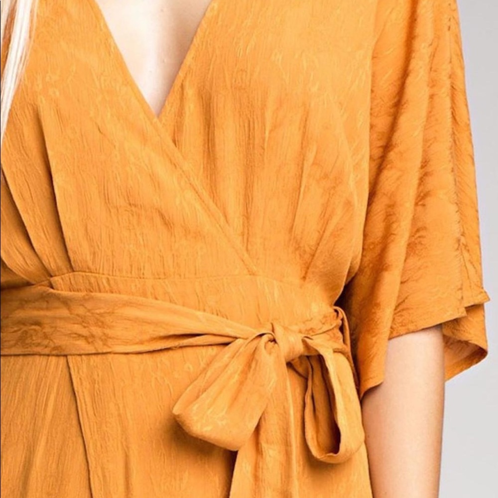 Mustard Wrap Maxi