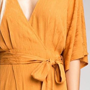 Mustard Wrap Maxi