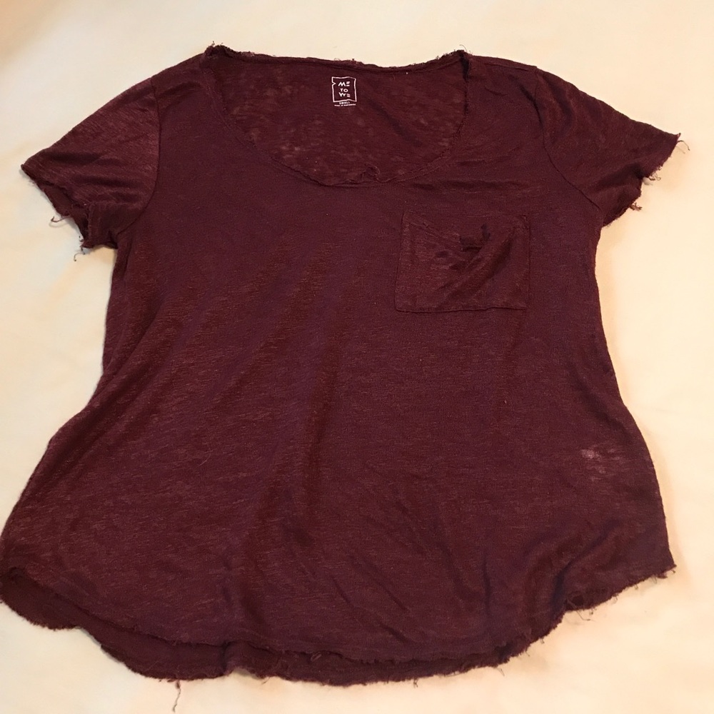Soft maroon Top