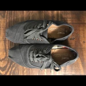 Charcoal Grey Toms Cordones