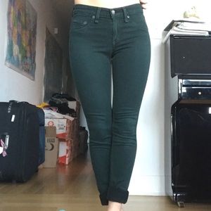 rag&bone skinny jeans - dark green