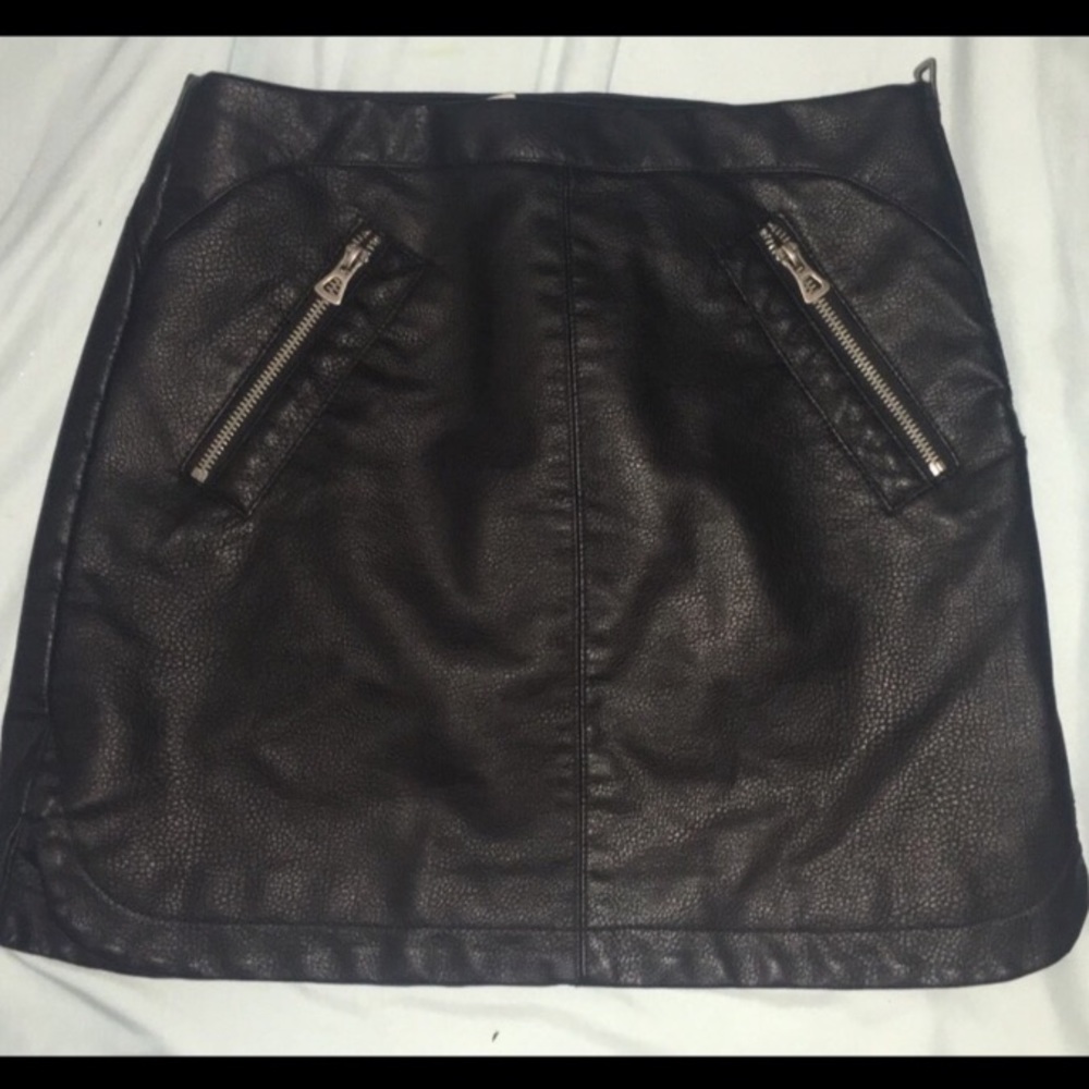 Urband outfitters leather skirt