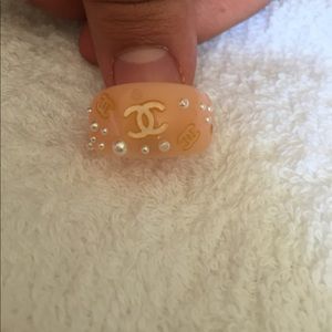 Chanel pearl ring