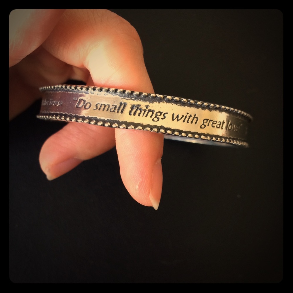 Pewter silver bangle