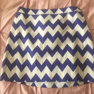 Cute Kate Spade chevron print mini skirt