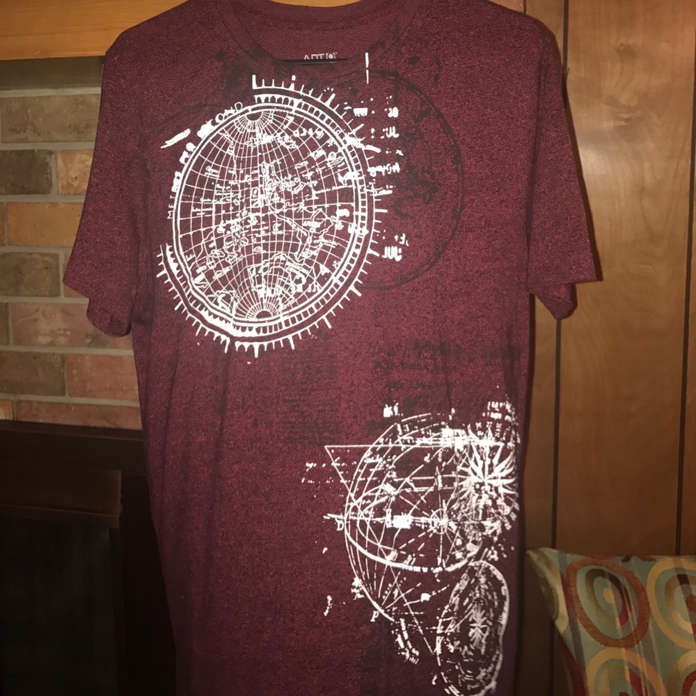 Apt. 9 maroon shirt great condition!