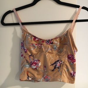 Free People Floral Bralette