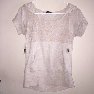 Adorable Rue 21 Pullover With Hood