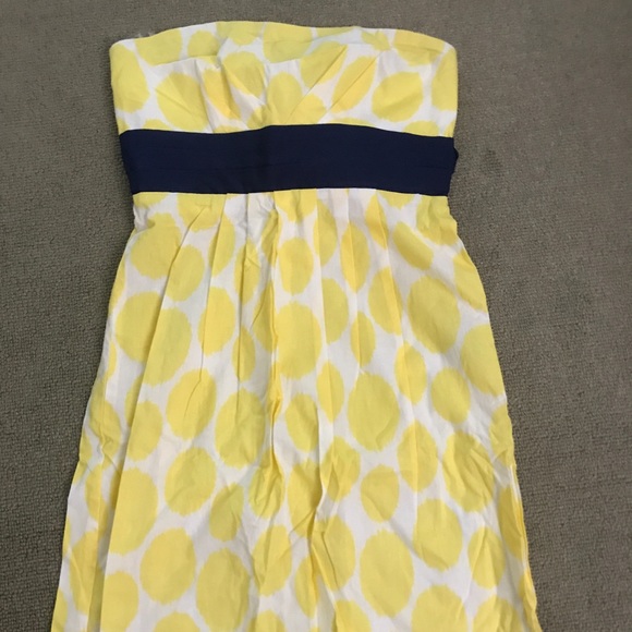 Lemon yellow cute tube dress - Picture 2 of 4