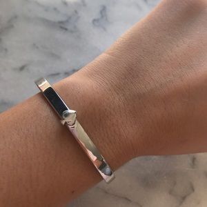 Silver kate spade bangle