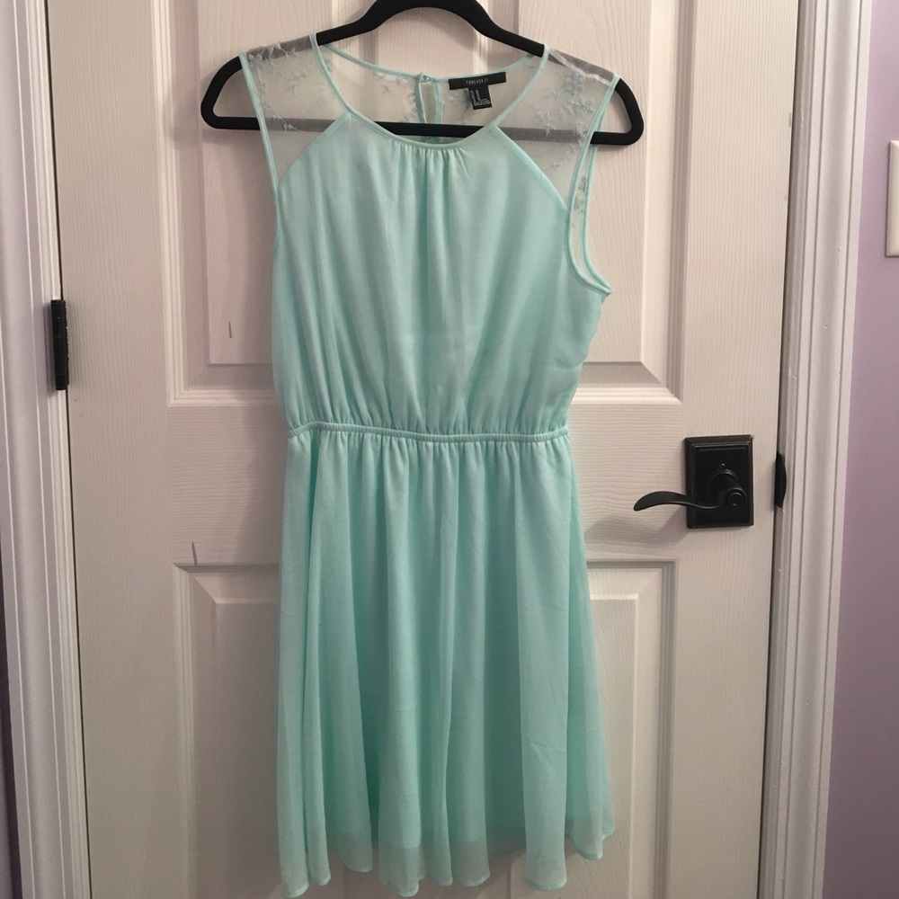 Mint Green forever 21 dress