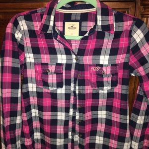 PinkNavy button down shirt