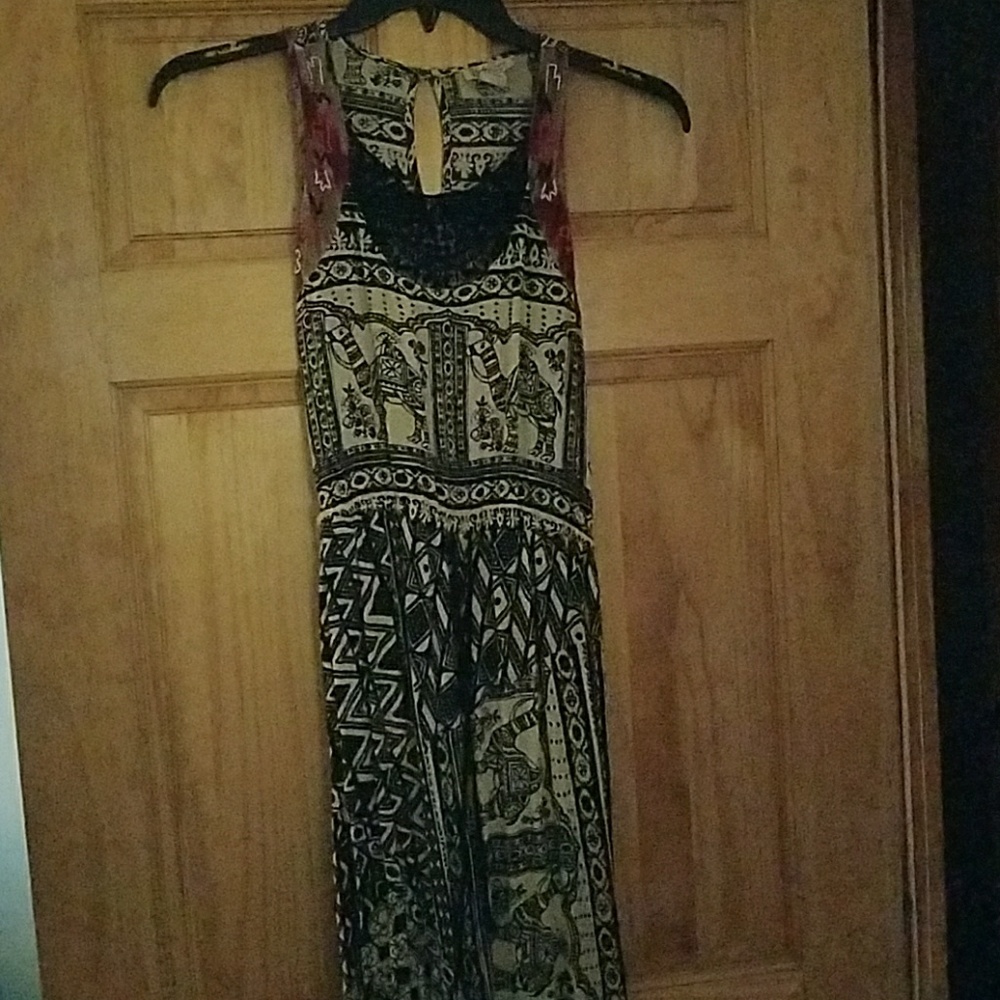 Boho midi dress
