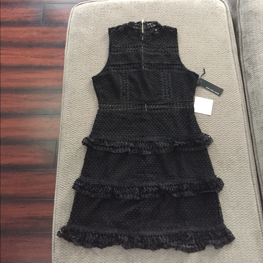 Black lace dress