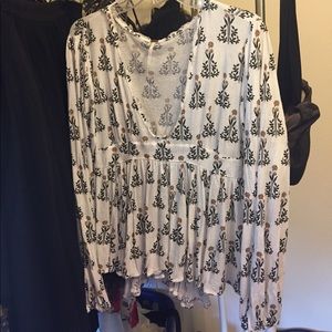 Free People long sleeve blouse