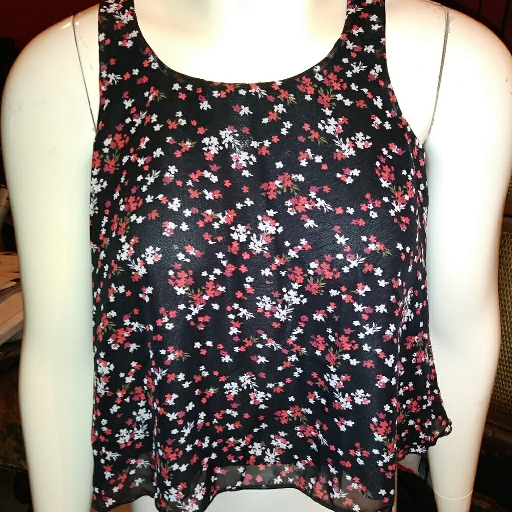 Floral Crop top loose fit
