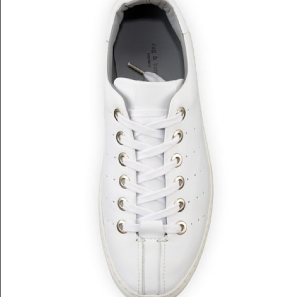 Rag & Bone Linden Leather Platform Sneakers - Picture 4 of 8