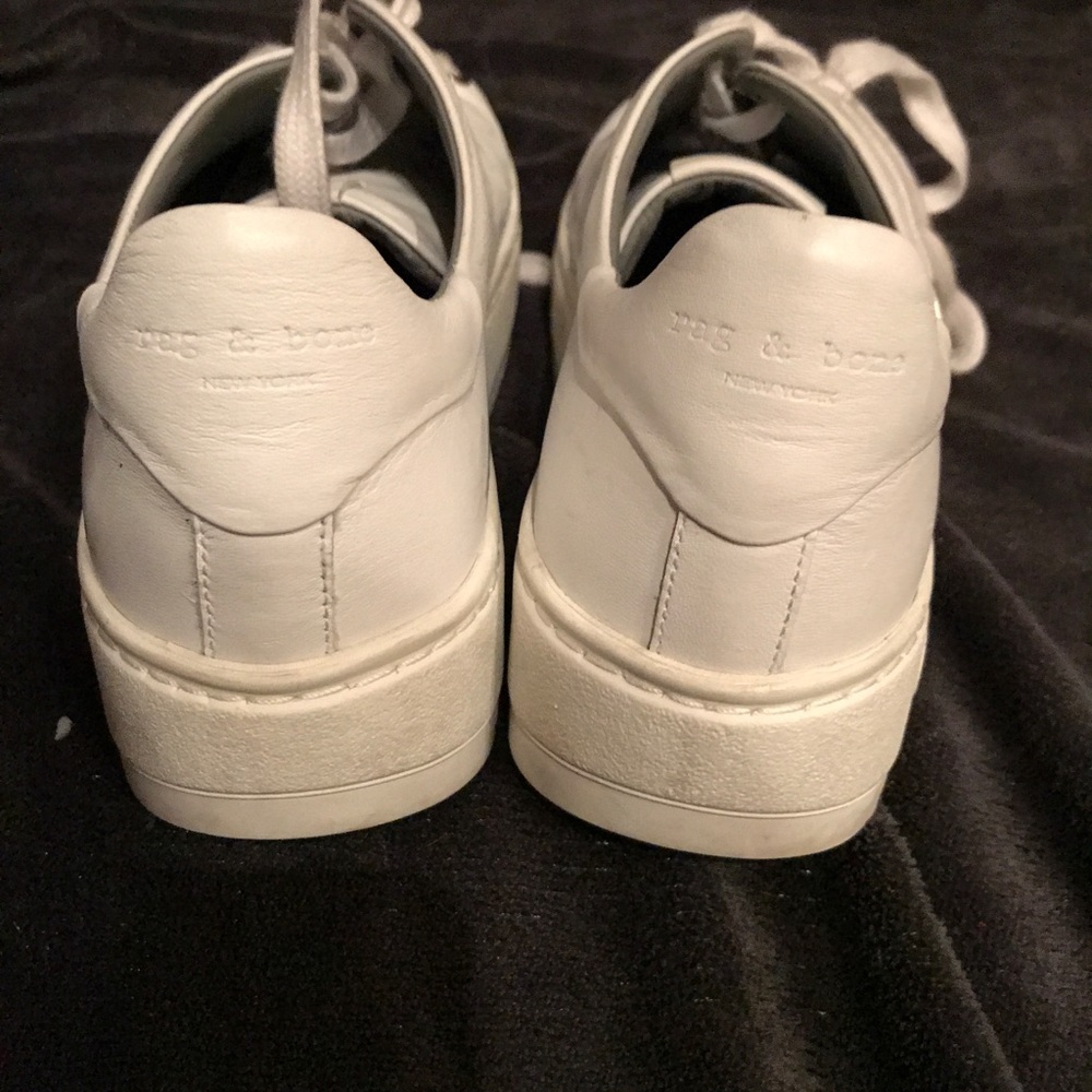 Rag & Bone Linden Leather Platform Sneakers - Picture 8 of 8