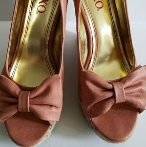 Shoes Soft Pink in Soft Leather