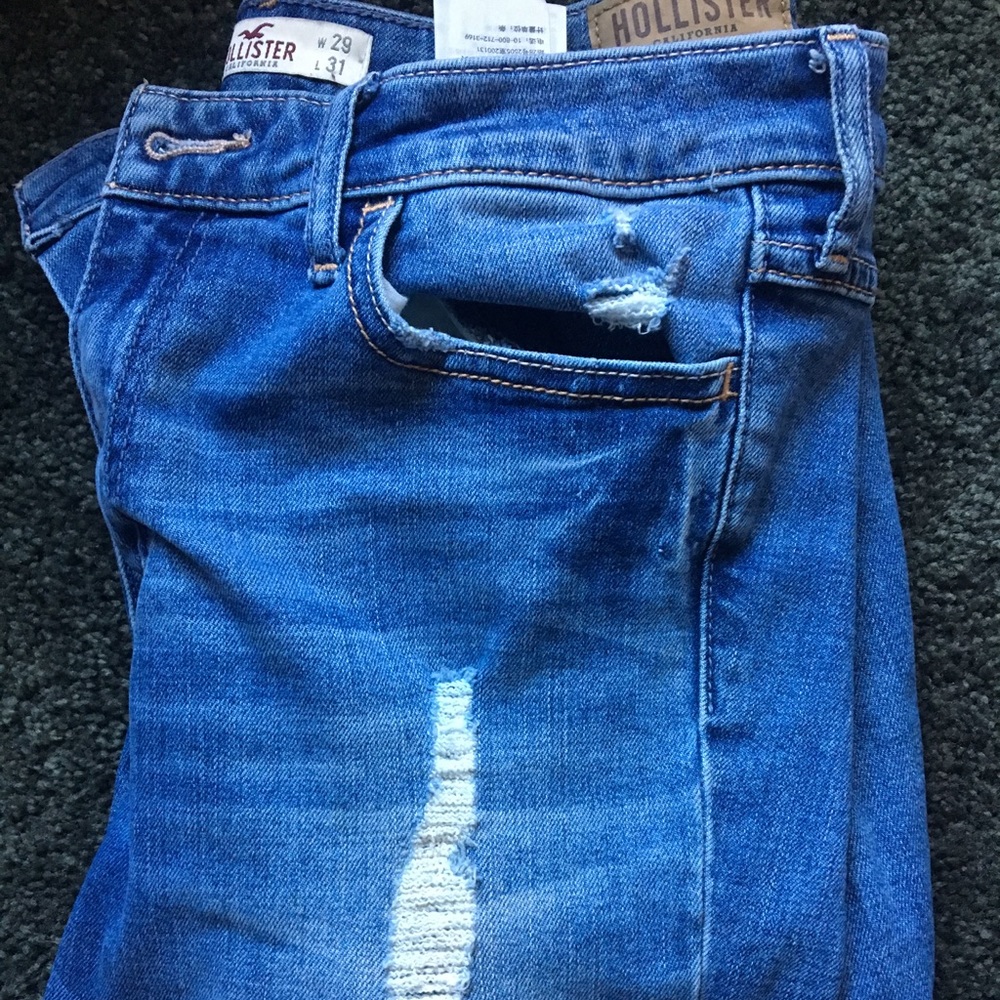 Ripped hollister jeans