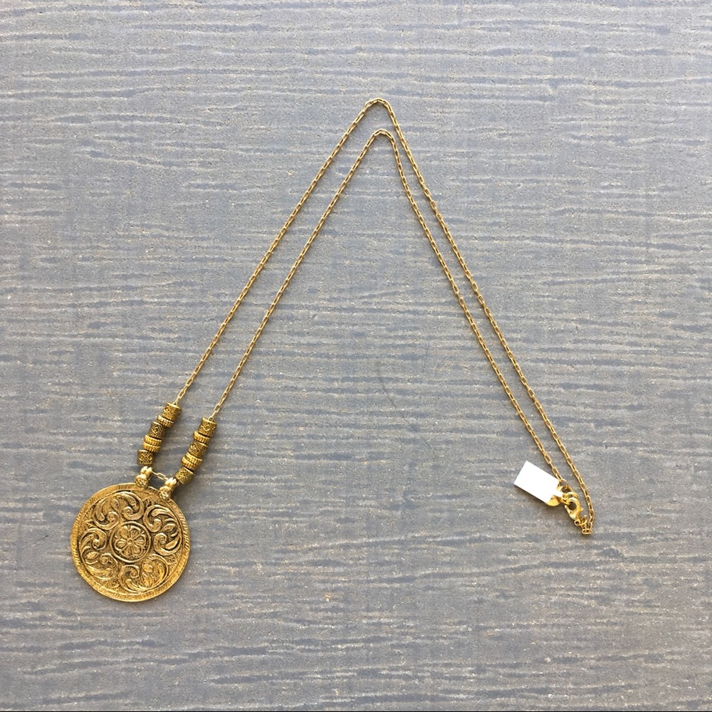Coin Pendant Necklace NEW Jessica Elliot