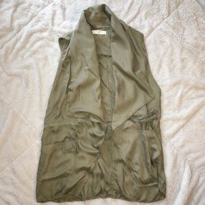 Elodie army green vest