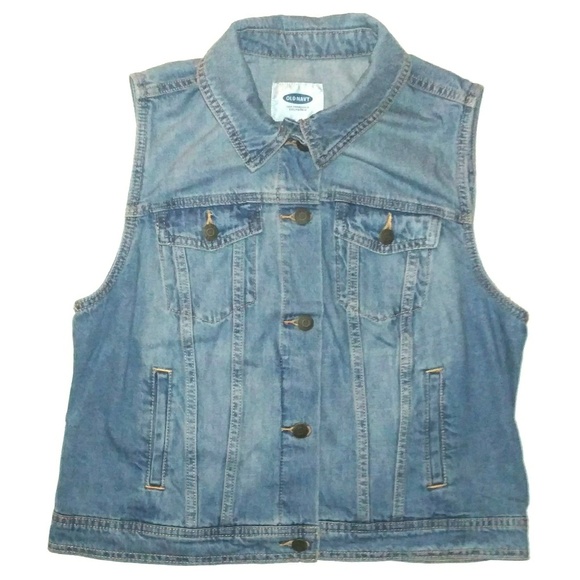 Old Navy Jackets & Blazers - NWOT Old Navy Trucker Vest, Medium Wash