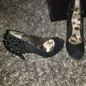Black peep toe Sam Edelman shoe