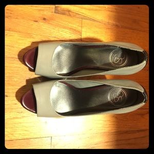 Jessica Simpson Peep Toe Platform Heels