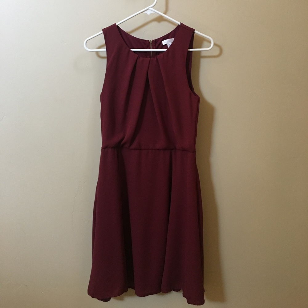 Maroon dress
