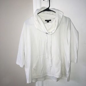 White Turtle Neck Sweatshirt