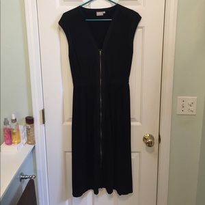 EShakti black zip dress. Size 10.