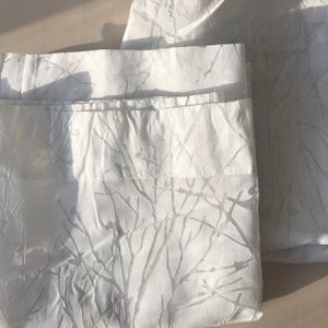 Window curtains. Two 95" panels.