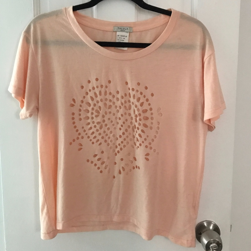 Aritzia Talula Pink Tshirt