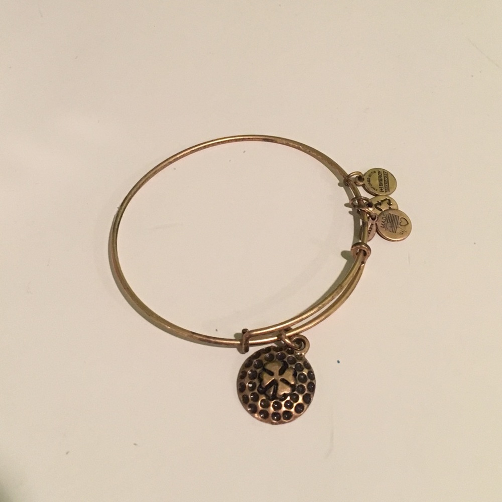 Gold Alex and Ani bracelet