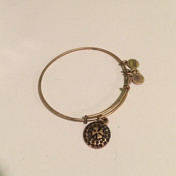 Gold Alex and Ani bracelet - Picture 1 of 2