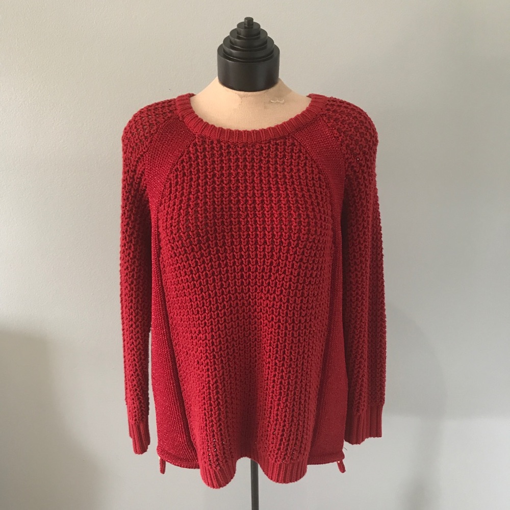 Guess Metallic Knit Sweater 