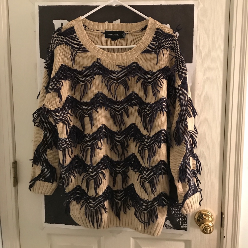 MINKPINK Fringe sweater