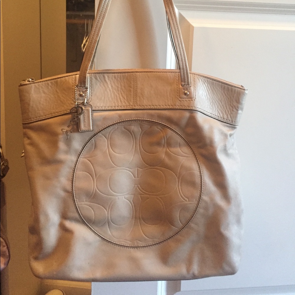 Coach Leather Tote