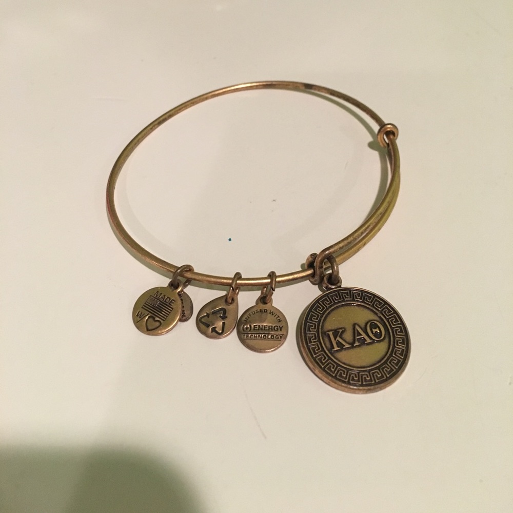 Gold Alex and Ani bracelet
