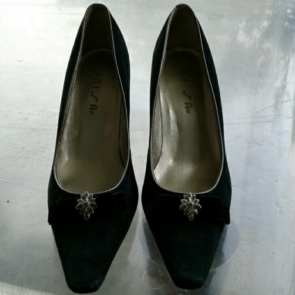 Black Suede Heels