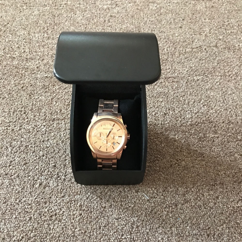 (BRAND NEW)  Rose Gold A/X WATCH