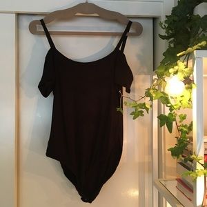 Out From Under Urban Outfitters Black Bodysuit