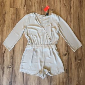 Forever 21 Taupe Romper/Jumpsuit