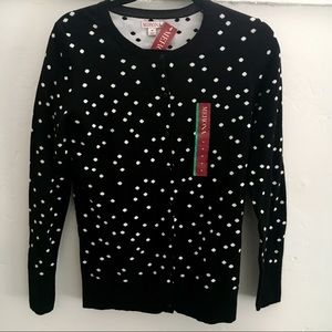 Polka dot cardigan