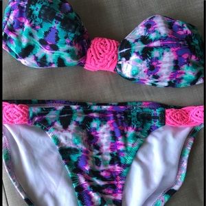 Two piece bathing suit