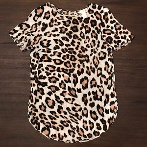H&M leopard print tunic/ top