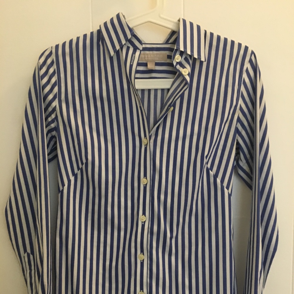 Banana Republic striped button-up
