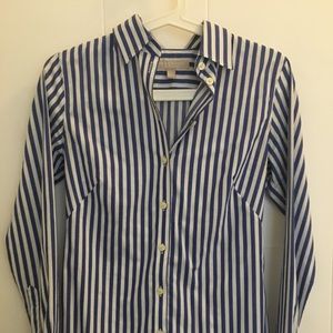 Banana Republic striped button-up
